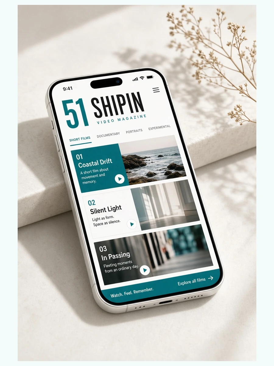 51视频APP阅读界面